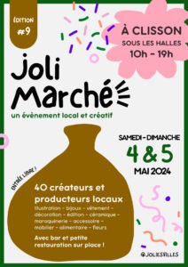 Joli MarchéClissonSam 4 & Dim 5 Mai